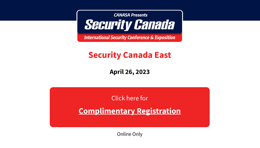 Security Canada East 2023 Complimentary Registration